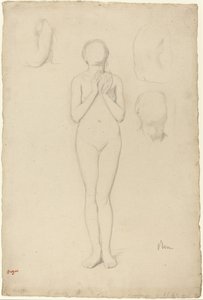 Studio di un nudo femminile