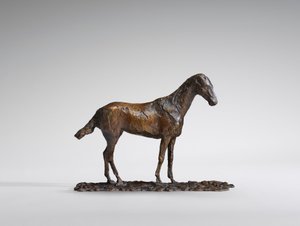 Studio di un Mustang, cera originale anni 1860, fuso entro il 1921 da Edgar Degas