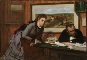 Imbronciato, ca. 1870 da Edgar Degas