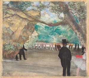 Il sipario da Edgar Degas