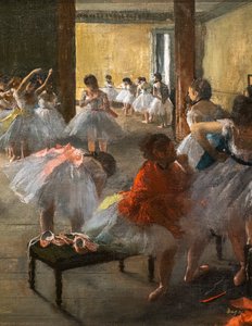 La classe di danza (dettaglio) da Edgar Degas