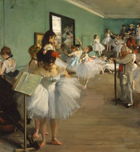La classe di danza da Edgar Degas