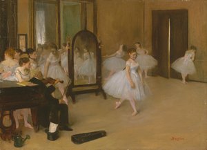 La classe di danza, ca. 1870