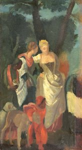 Il ritrovamento di Mosè, dopo un dipinto di Veronese, fine 1860 da Edgar Degas