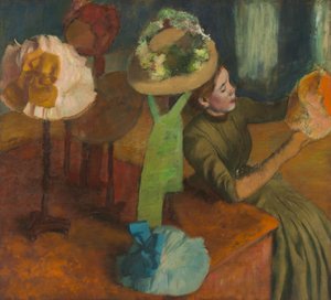 Il negozio di modisteria da Edgar Degas