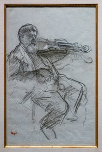 Il violinista da Edgar Degas
