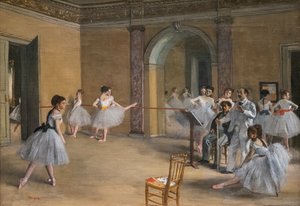 La lezione di danza da Edgar Degas