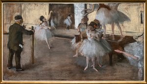 La lezione di danza da Edgar Degas