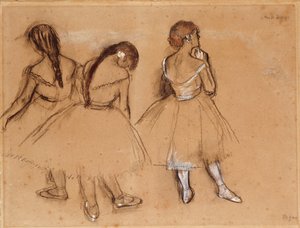 Tre Ballerini da Edgar Degas