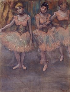 Tre Ballerine prima della Prova da Edgar Degas