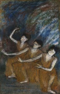 Tre danzatori, c.1895-98 da Edgar Degas