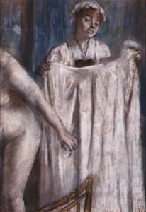 Toilette dopo il bagno da Edgar Degas