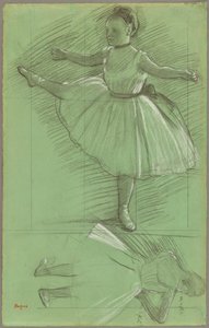 Due studi di ballerini, c.1873