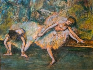 Due ballerine da Edgar Degas