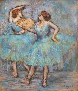 Due ballerine. Intorno al 1905 da Edgar Degas