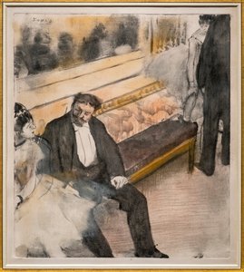 Due uomini e due ballerine. Intorno al 1876-1877