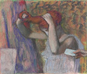 Donna che si pettina, La lettera; Femme se coiffant, la lettre, c.1888-1892