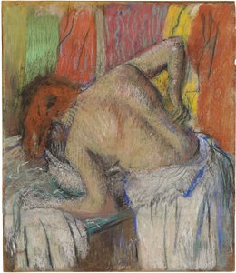 Donna che si lava la schiena, c.1895 da Edgar Degas
