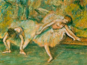 Due ballerine su una panchina