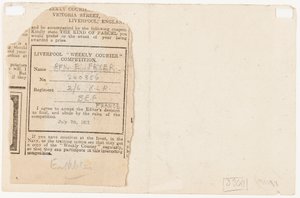 Sottomissione a un concorso di giornale, 1917 da Edgar Fryer