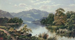 Scena di un Lago nel Galles del Nord da Edgar Longstaffe