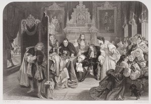 Giacomo II (1633-1701) riceve notizie dello sbarco del Principe d