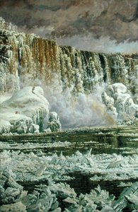 Cascate del Niagara in inverno