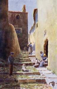 Spagna settentrionale: Caceres, Calle de la Cuesta de Aldana da Edgar T. A. Wigram