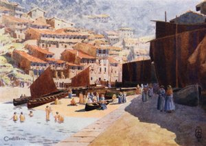 Spagna settentrionale: Cudillero, il porto da Edgar T. A. Wigram