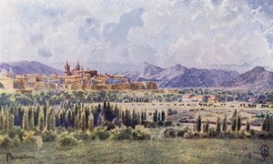 Spagna settentrionale: Pamplona, dalla strada verso la frontiera da Edgar T. A. Wigram