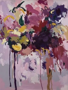 Fiori astratti dai colori vivaci da Edie
