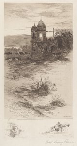 Missione di Carmel (prima del restauro) da Edith Loring Peirce Getchell, after William Keith