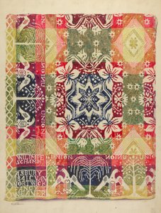 Coperta a doppia faccia da Edith Magnette