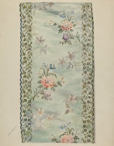Ornamento ricamato da Edith Magnette