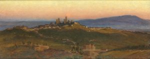 San Gimignano, 1898 da Edith Ridley Corbet