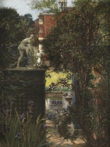 Il giardino della casa di Alma-Tadema da Edith Ridley Corbet