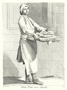 Venditore di pasticceria (incisione)