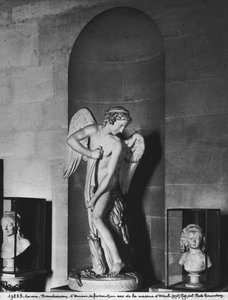 Cupido che scolpisce il suo arco dal bastone di Ercole, 1747-50