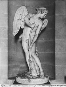 Cupido che scolpisce il suo arco dal bastone di Ercole, 1747-50