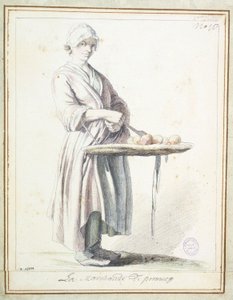 La venditrice di mele da Edmé Bouchardon