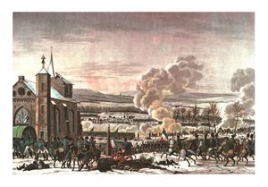 La battaglia di Eylau, 9 febbraio 1807 da Edme Bovinet