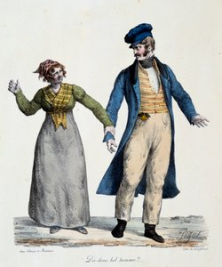Prostituzione: "Dis donc bel homme" - Scene popolari di Edme Jean Pigal (1798-1872), litografia 1824 - Museo Dobree, Nantes