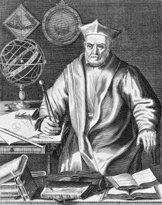 Christopher Clavius (1537-1612) astronomo e matematico bavarese, incisione