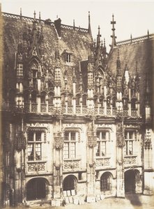 Frammento del Palazzo di Giustizia, Rouen, 1852-54 da Edmond Bacot