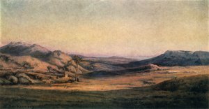 Dipinto di un paesaggio, titolo sconosciuto