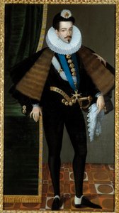 Ritratto a figura intera di Enrico III (1551-1589), Re di Francia da Edmond Castan