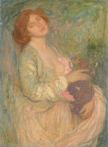 Donna con vaso da Edmond François Aman Jean