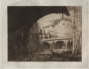 Arco del Pont Notre Dame da Edmond Gosselin