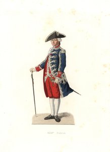 Conte di Vergennes, capitano delle Guardie della Porta del Re, Francia da Edmond Lechevallier Chevignard