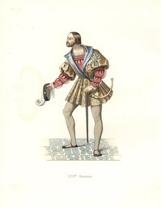 Cortigiano di Francesco I (1494-1547) da Edmond Lechevallier Chevignard